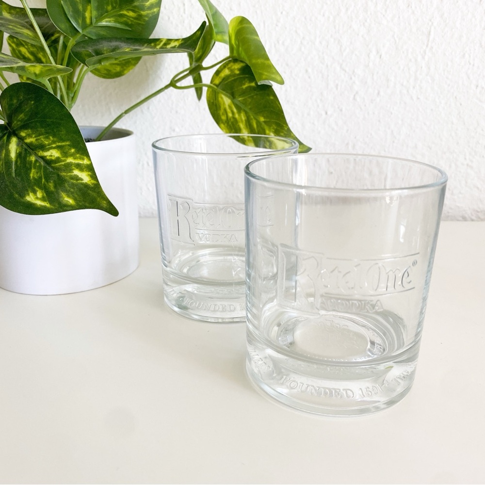 Ketel One Collectible Rocks Bar Glass Set (2)